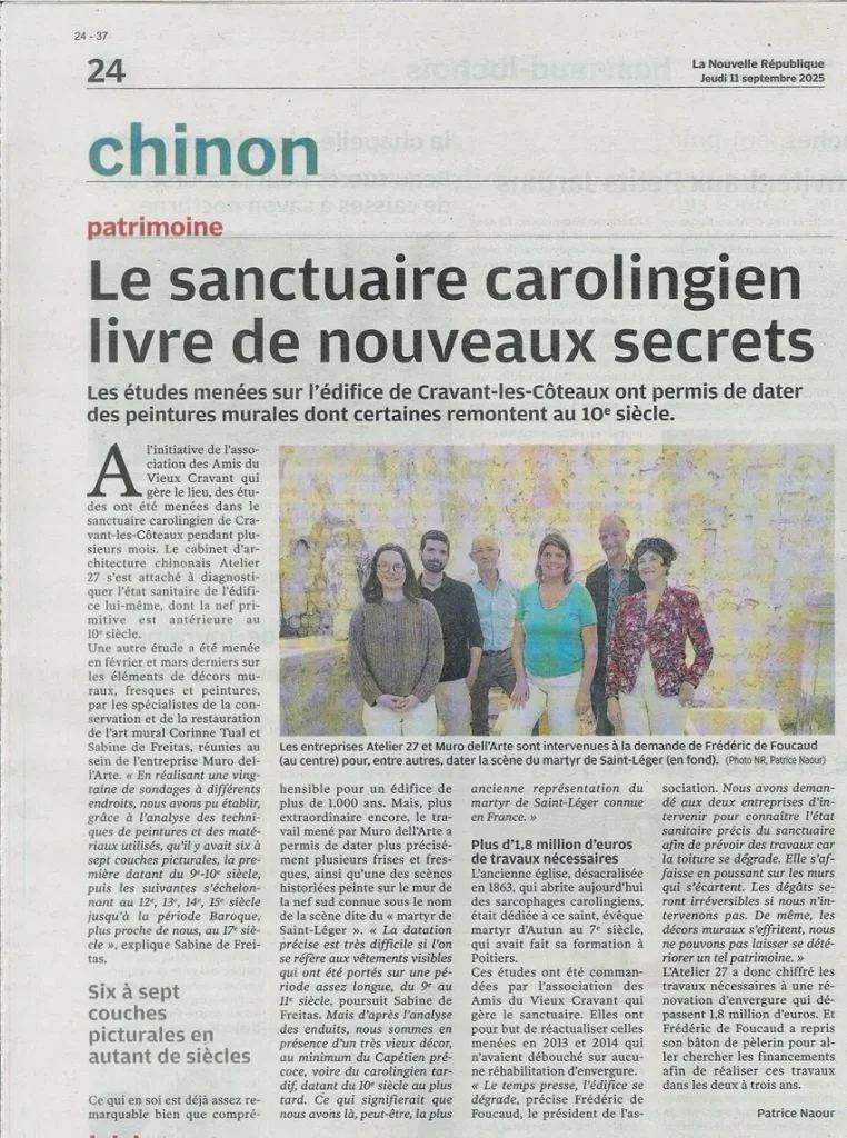 Article journal de la Nouvelle République pour la tenue de l'assemblée générale